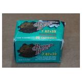 20 Brown Bear 7.62 x 39mm 123 Gr FMJ Steel Case Ammo 20 Brown Bear 7.62 x 39mm 123 Gr FMJ Steel Case Ammo