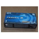 20 Federal Power Shok .222 Rem 50 Gr JSP Ammo 20 Federal Power Shok .222 Rem 50 Gr JSP Ammo