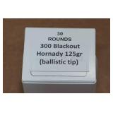 30 .300 Blackout 125 Gr Hornady Ballistic Tip Ammo 30 .300 Blackout 125 Gr Hornady Ballistic Tip Ammo