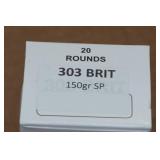 20 .303 British 150 Gr SP Ammo 20 .303 British 150 Gr SP Ammo
