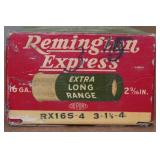 25 Remington Express 16 Gauge 2-9/16" 4 Shot Shotsells 25 Remington Express 16 Gauge 2-9/16" 4 Shot Shotsells