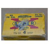 25 Western Super-X 16 Gauge 2-3/4" 4 Shot Shotshells 25 Western Super-X 16 Gauge 2-3/4" 4 Shot Shotshells
