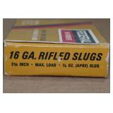 5 Federal 16 Gauge 2-3/4" Rifled Slugs 5 Federal 16 Gauge 2-3/4" Rifled Slugs