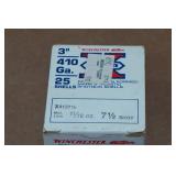 25 Winchester Super-X .410 Bore 3" 7.5 Shot Shotshells 25 Winchester Super-X .410 Bore 3" 7.5 Shot Shotshells