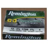 25 Remington HyperSonic 12 Gauge 3-1/2" Steel 4 Shot Shotshells 25 Remington HyperSonic 12 Gauge 3-1/2" Steel 4 Shot Shotshells