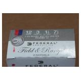 25 Federal Field & Range 12 Gauge 2-3/4" 7.5 Shot Shotshells 25 Federal Field & Range 12 Gauge 2-3/4" 7.5 Shot Shotshells
