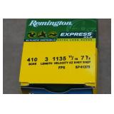 25 Remington Express .410 Bore 3" 7.5 Shot Shotshells 25 Remington Express .410 Bore 3" 7.5 Shot Shotshells