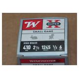 25 Winchester Super-X .410 Bore 2-1/2" 6 Shot Shotshells 25 Winchester Super-X .410 Bore 2-1/2" 6 Shot Shotshells