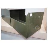 Vintage Military Stackable File Cabinet Section