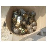 Pallet of Nylon Roller Casters 2 1/2" & Cabinet Latches, Hydraulic Fittings