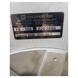 Cincinnati Fan PB-15A Blower with Baldor 5HP Electric Motor