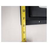 24x12 Inch Rectangular Fixed Window with Black Metal Frame