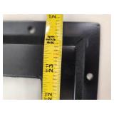 24x12 Inch Rectangular Fixed Window with Black Metal Frame