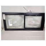 Window Slider Right Hand with Mounting Hardware 44x21 Inches