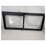 Window Slider Right Hand with Mounting Hardware 44x21 Inches