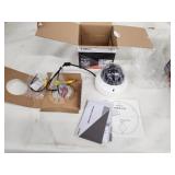 Lot of 2 Wisenet HD+ Analog HD Vandal Dome Cameras HCV-7070RA with Accessories