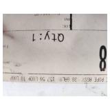 Set of 7 Wire Rope Assy .38 Galv 157.50 Inch Loop to Loop