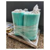 Pallet of 4 Paint Pockets Green Overspray Arrestor Rolls 48 in x 60 ft