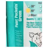 Pallet of 4 Paint Pockets Green Overspray Arrestor Rolls 48 in x 60 ft