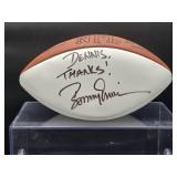 Autographed NFL Football by Cincinnati Bengals Quarterback Great "Boomer Esiason" No COA