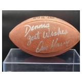 Autographed NFL Football by Miami Dolphins Quarterback HOF Great "Dan Marino" No COA