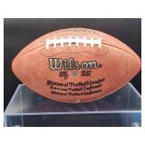 Autographed NFL Football by Minnesota Vikings Quarterback HOF Great "Fran Tarkenton" No COA
