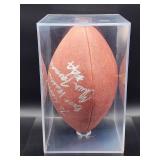 Autographed NFL Football by Minnesota Vikings HOF Great "Cris Carter" No COA