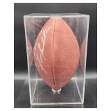 Autographed NFL Football by Minnesota Vikings Quarterback HOF Great "Fran Tarkenton" No COA
