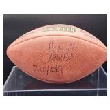 Limited Edition Autographed NFL Football 134/300 by Denver Broncos HOF Great "Terrell Davis" No COA