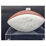 Autographed NFL Football by Cincinnati Running Back Great "Archie Griffin" No COA