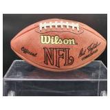 Autographed NFL Football by Minnesota Vikings HOF Great "Cris Carter" No COA