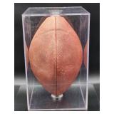 Autographed NFL Football by Minnesota Vikings HOF Great "Cris Carter" No COA