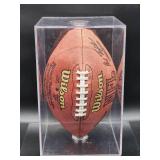 Autographed NFL Football by Minnesota Vikings HOF Great "Cris Carter" No COA