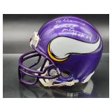 Minnesota Vikings HOF Great Autographed Mini Helmet by "Randall Mcdaniel" No COA