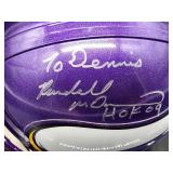 Minnesota Vikings HOF Great Autographed Mini Helmet by "Randall Mcdaniel" No COA