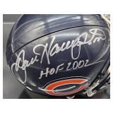 Autographed Mini Helmet by Chicago Bears HOF Great "Dan Hampton" with COA