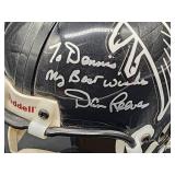 Autographed Mini Helmet by Dallas Cowboys Great "Dan Reeves" No COA