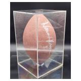 Autographed NFL Football by Minnesota Vikings Quarterback Great "Warren Moon" No COA