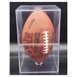 Autographed NFL Football by Dallas Cowboys Running Back Great "Hershel Walker" No COA