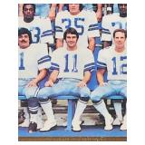 Autographed Plaque by Dallas Cowboys HOF Great "Danny White" No COA