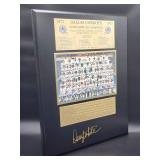 Autographed Plaque by Dallas Cowboys HOF Great "Danny White" No COA