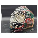 First NHL Minnesota Wild Team Goalie Signed Replica Mask by "Manny Fernandez" No COA