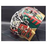First NHL Minnesota Wild Team Goalie Signed Replica Mask by "Manny Fernandez" No COA