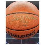 Autographed NBA Basketball by the Minneapolis Lakers HOF Great "George Mikan" No COA