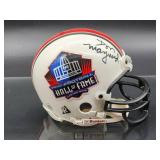 Autographed Mini Helmet by New York Giants Great HOF "Don Maynard" No COA