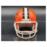 Autographed Mini Helmet by Cleveland Browns HOF Great "Leroy Keller" with COA