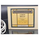 Autographed Mini Helmet by Cleveland Browns HOF Great "Leroy Keller" with COA