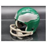 Autographed Mini Helmet by Philidelphia Eagles HOF Great "Chuck Bednarik" with COA