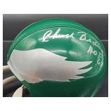 Autographed Mini Helmet by Philidelphia Eagles HOF Great "Chuck Bednarik" with COA
