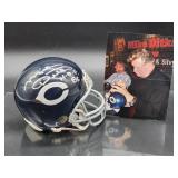 Autographed Mini Helmet by Chicago Bears Great HOF "Mike Ditka" No COA
